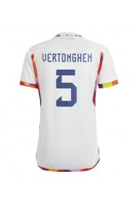 België Jan Vertonghen #5 Voetbaltruitje Uit tenue WK 2022 Korte Mouw